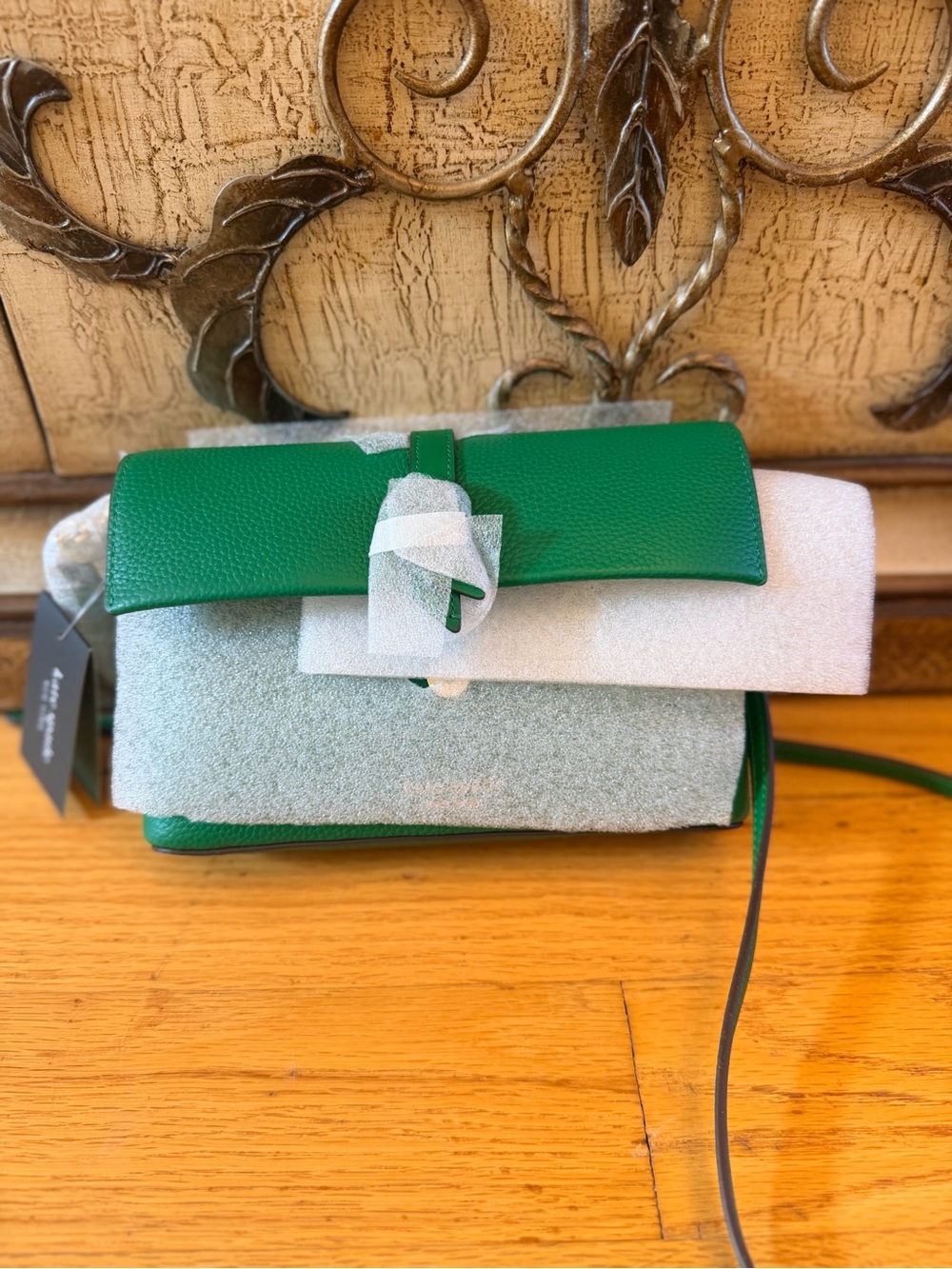kate spade Green Leather Crossbody Bag